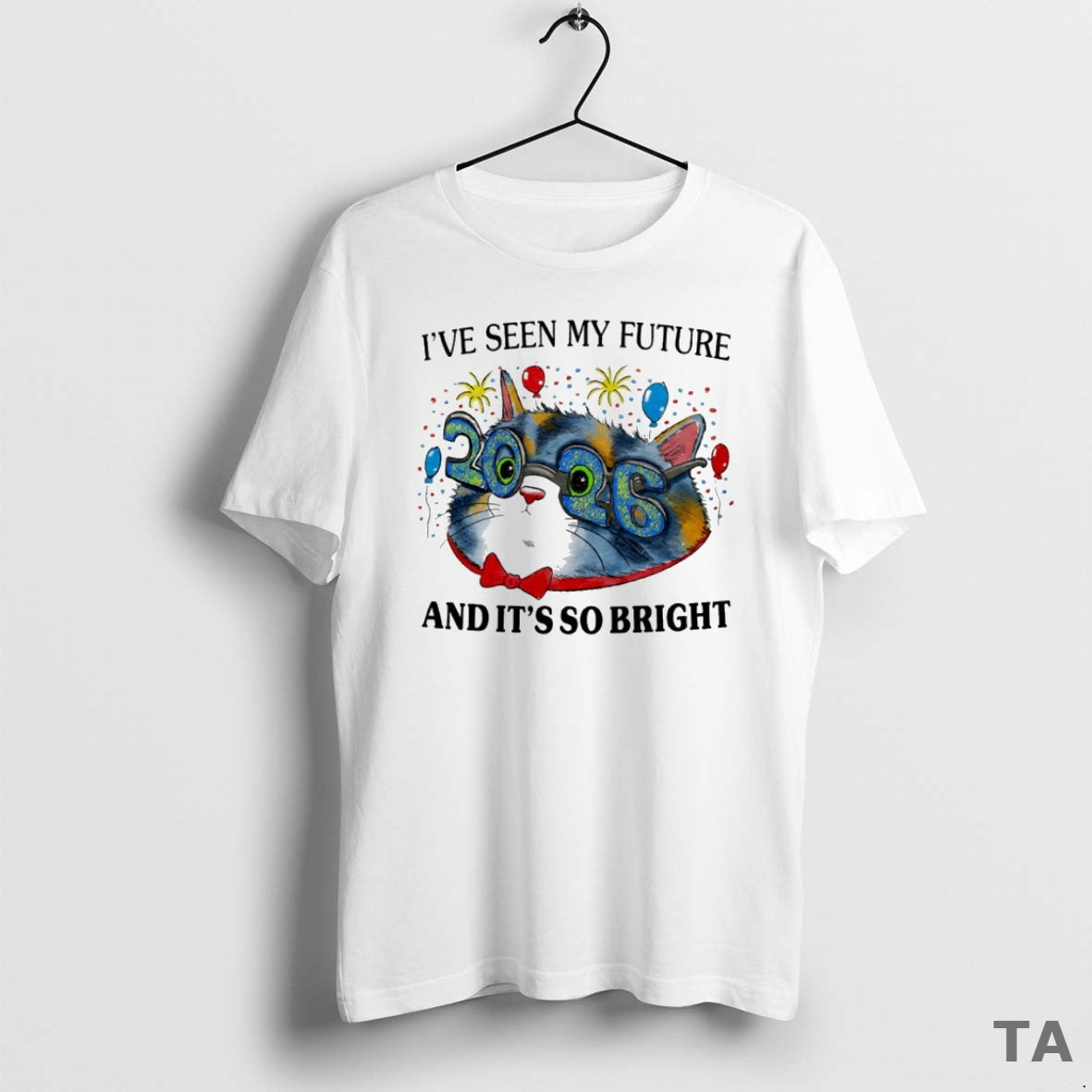 Top Cat Ive Seen My Future 2026 And Its So Bright Circle T Shirt Sweater Hoodie, Sweatshirt | PopFlextees.com