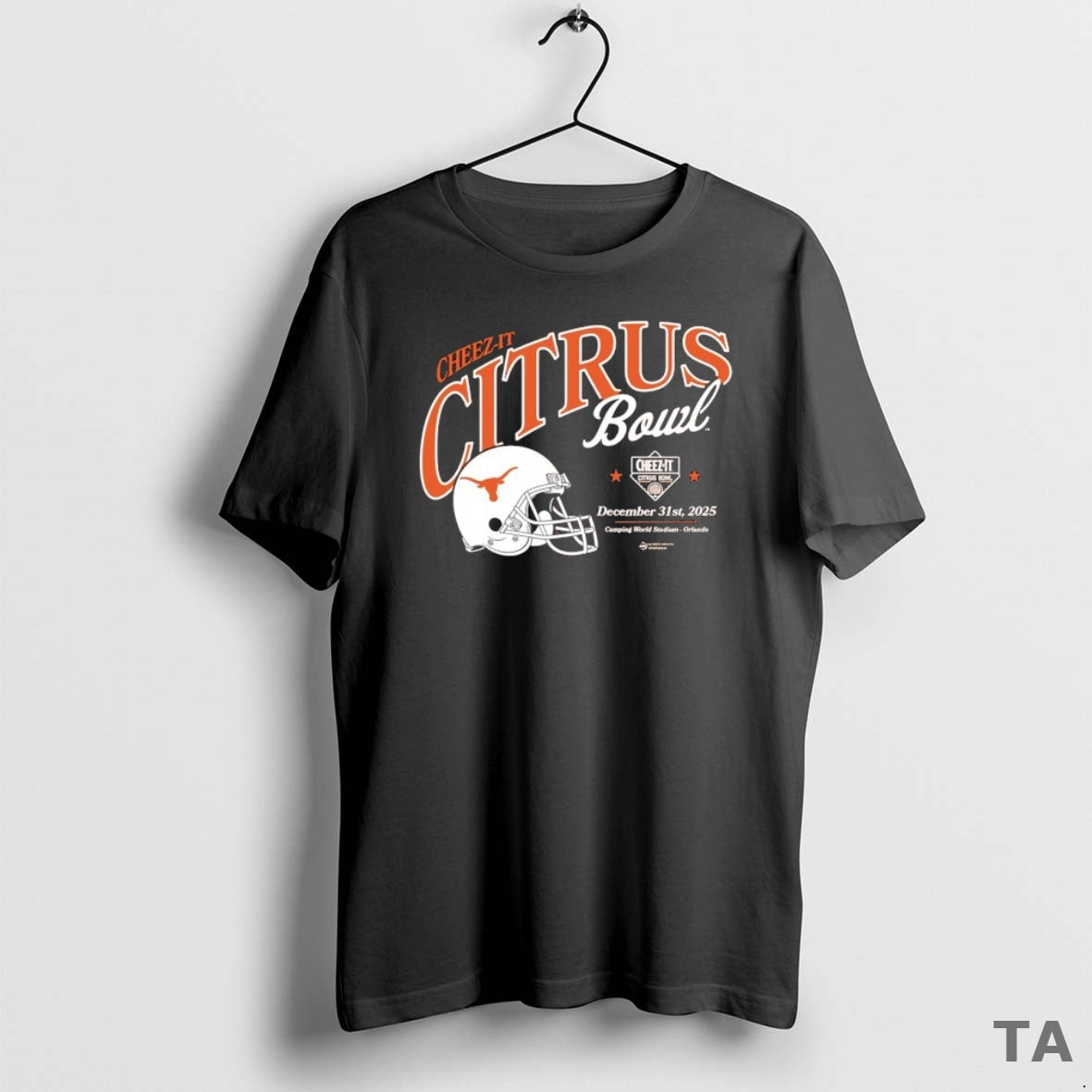 Top Cheez It Citrus Bowl 2025 Texas Longhorns Football Helmet T Shirt Sweater Hoodie, Sweatshirt | PopFlextees.com