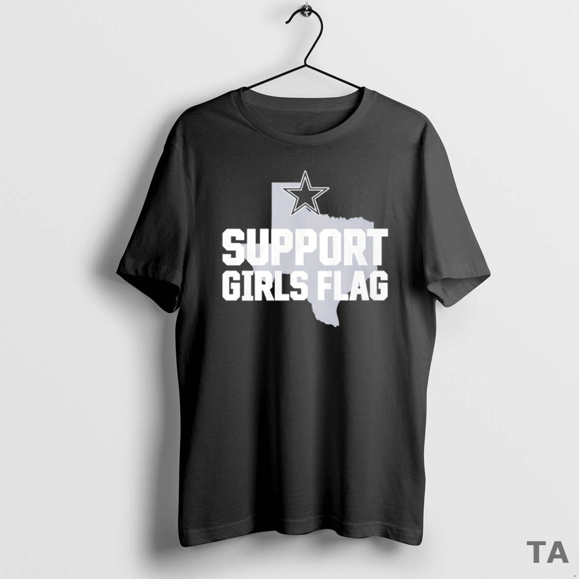 Top Dallas Cowboys Support Girls Flag T Shirt Sweater Hoodie, Sweatshirt | PopFlextees.com
