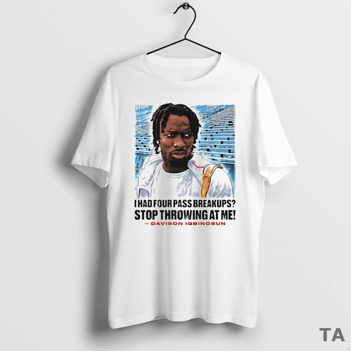 Top Davison Igbinosun College Stop Throwing At Me T Shirt Sweater Hoodie, Sweatshirt | PopFlextees.com