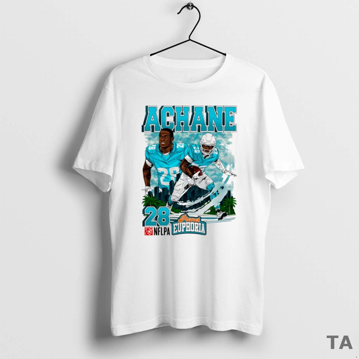 Top Devon Achane 28 Miami Dolphins Football Comic Circle T Shirt Sweater Hoodie, Sweatshirt | PopFlextees.com