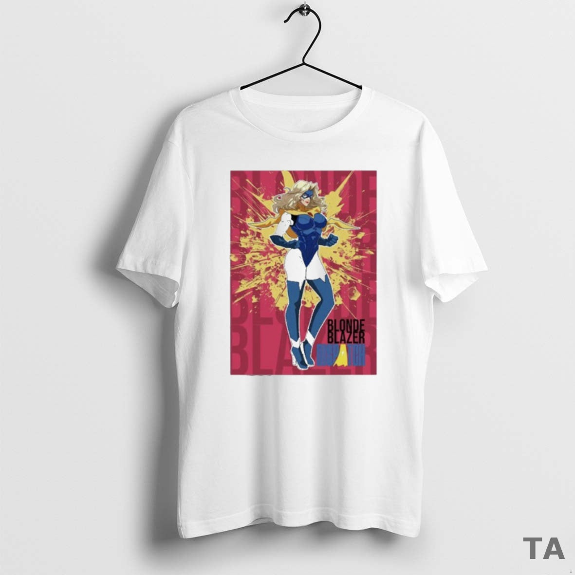 Top Dispatch Blonde Blazer Comic Character T Shirt Sweater Hoodie, Sweatshirt | PopFlextees.com