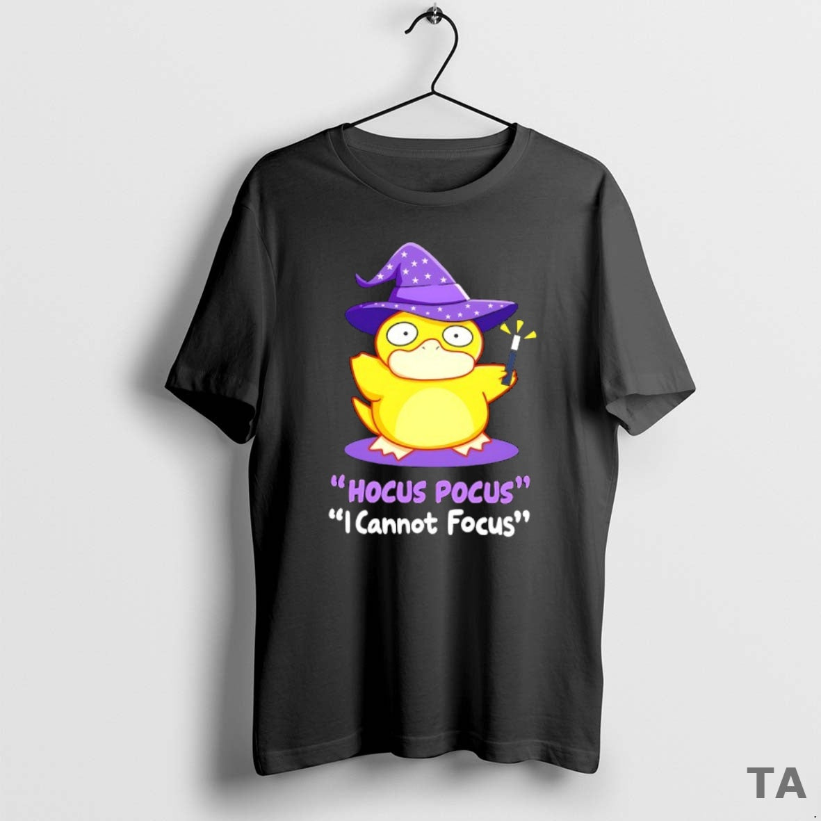 Top Duck Wizard Hocus Pocus I Cannot Focus T Shirt Sweater Hoodie, Sweatshirt | PopFlextees.com