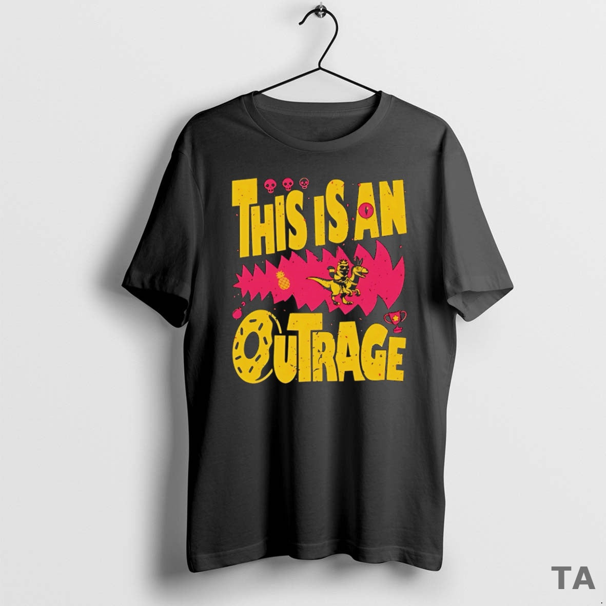 Top Dungeon Crawler Carl This Is An Outrage T Shirt Sweater Hoodie, Sweatshirt | PopFlextees.com