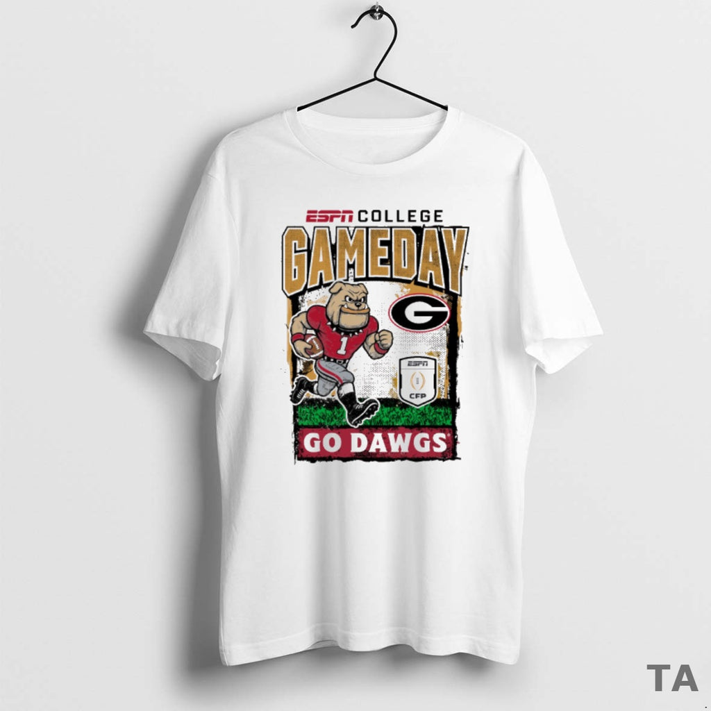 Top Espn College Gameday 25 26 Georgia Bulldogs Go Dawgs Mascot T Shirt Sweater Hoodie, Sweatshirt | PopFlextees.com