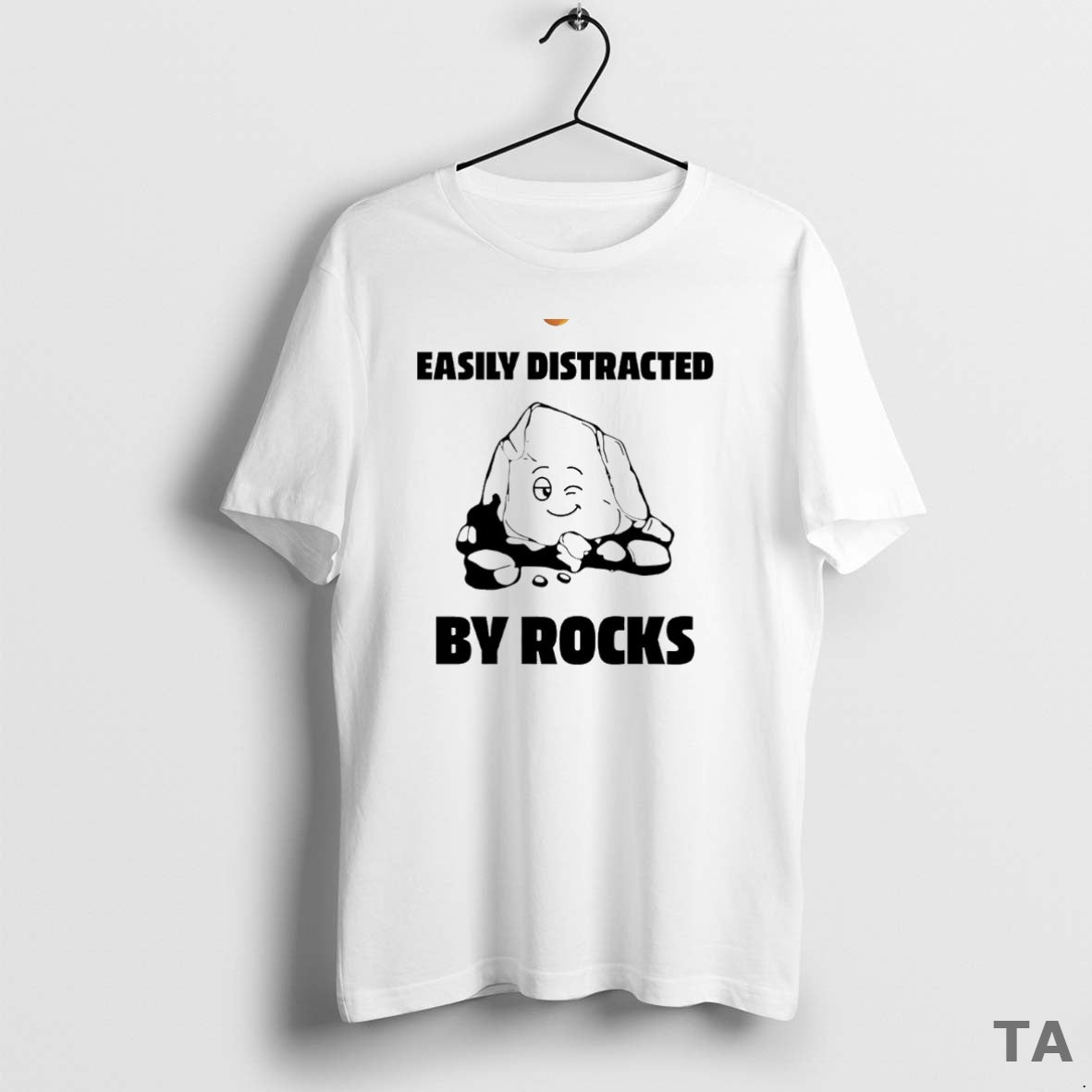 Top Easily Distracted By Rocks Circle T Shirt Sweater Hoodie, Sweatshirt | PopFlextees.com