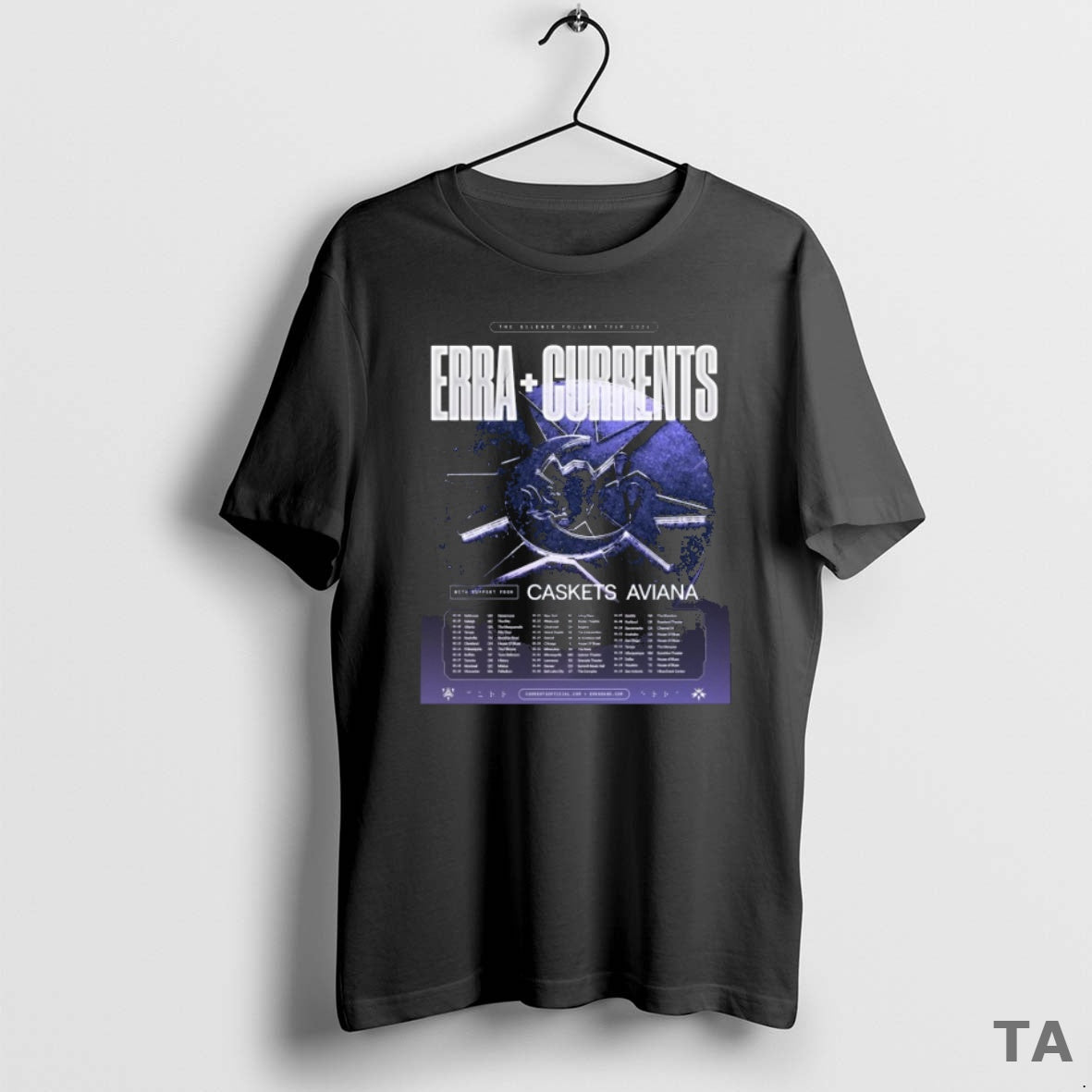 Top Erra Band And Currents The Silence Follows Tour 2026 Dates T Shirt Sweater Hoodie, Sweatshirt | PopFlextees.com