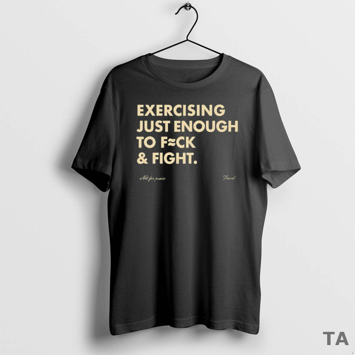 Top Exercising Just Enough To Fck And Fight T Shirt Sweater Hoodie, Sweatshirt | PopFlextees.com