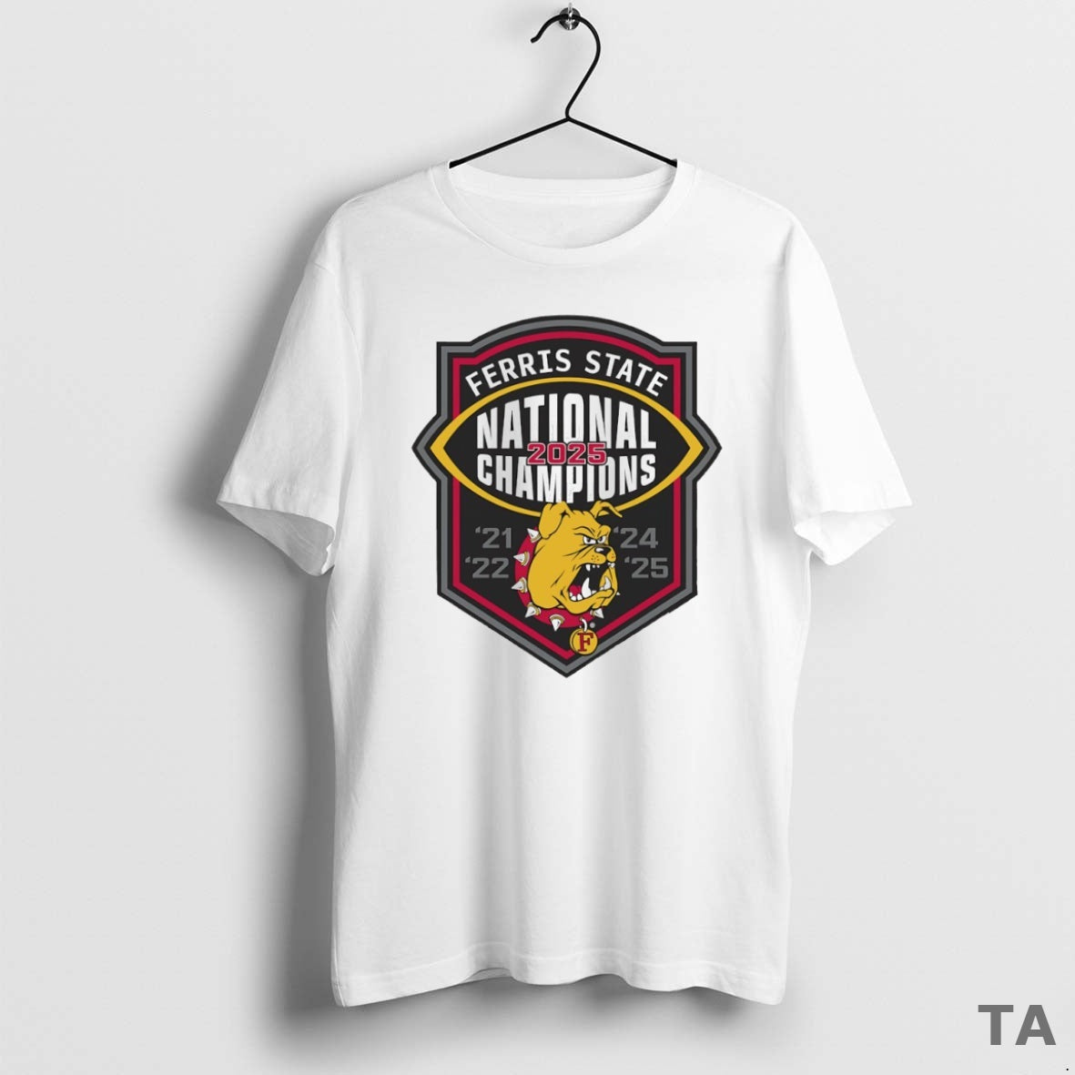 Top Ferris State Bulldogs 2025 National Champions Logo Circle T Shirt Sweater Hoodie, Sweatshirt | PopFlextees.com