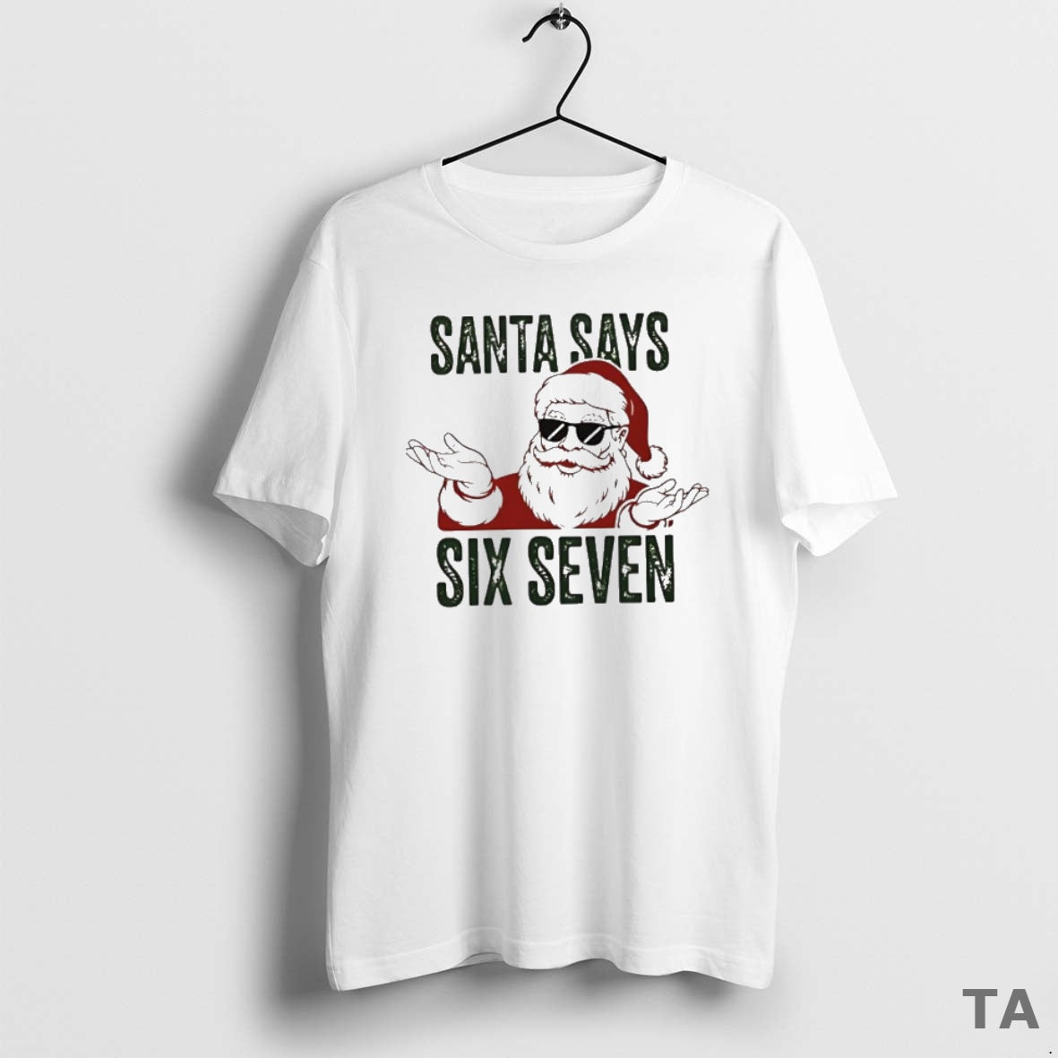 Top Funny Santa Claus Six Seven 6 7 T Shirt Sweater Hoodie, Sweatshirt | PopFlextees.com