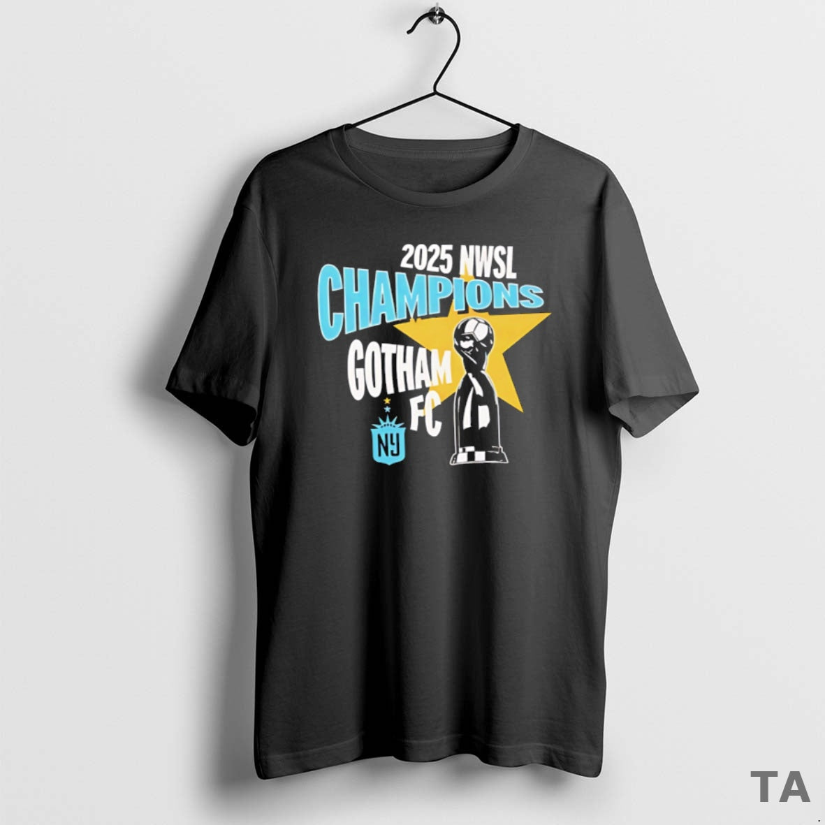 Top Gotham Fc 2025 Nwsl Champions Trophy Cup T Shirt Sweater Hoodie, Sweatshirt | PopFlextees.com