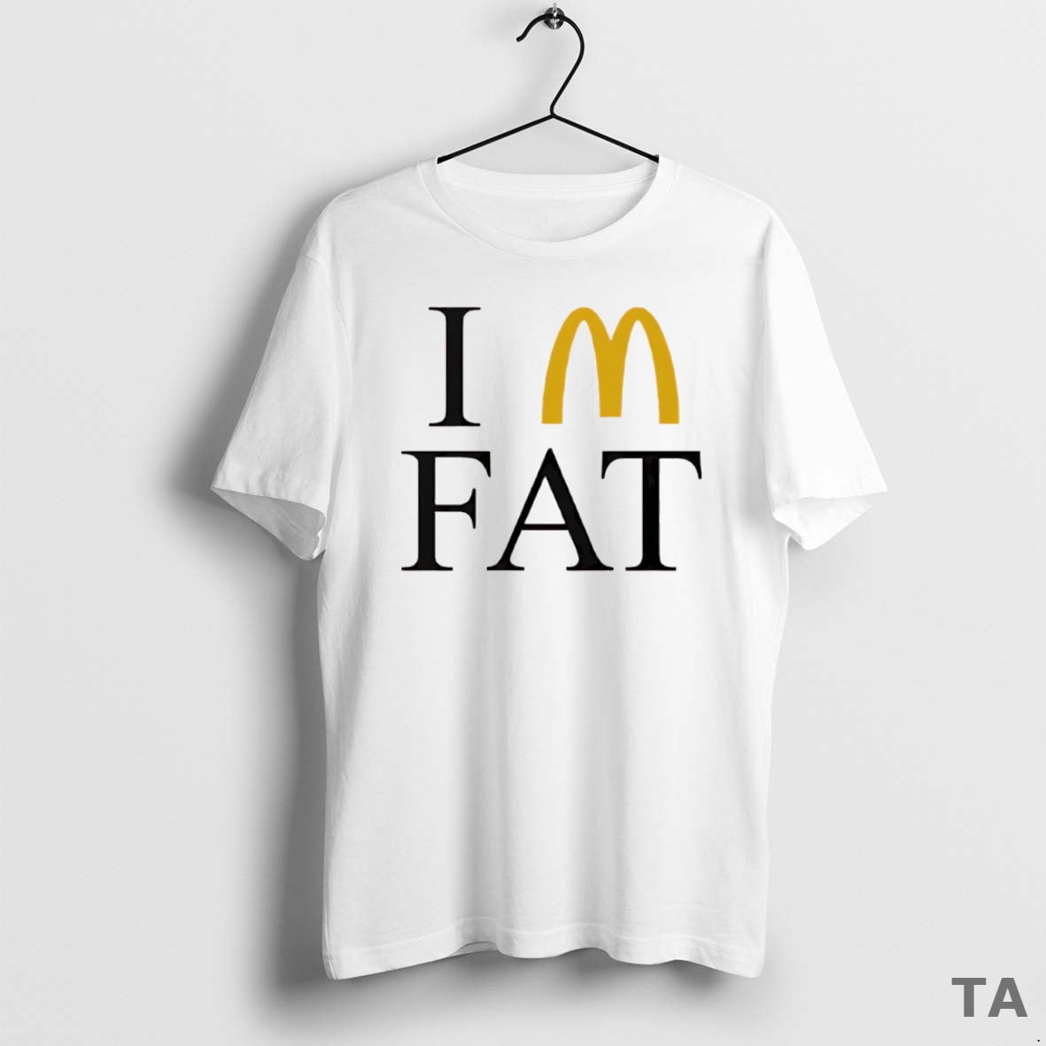 Top Im Fat Mcdonalds Circle T Shirt Sweater Hoodie, Sweatshirt | PopFlextees.com
