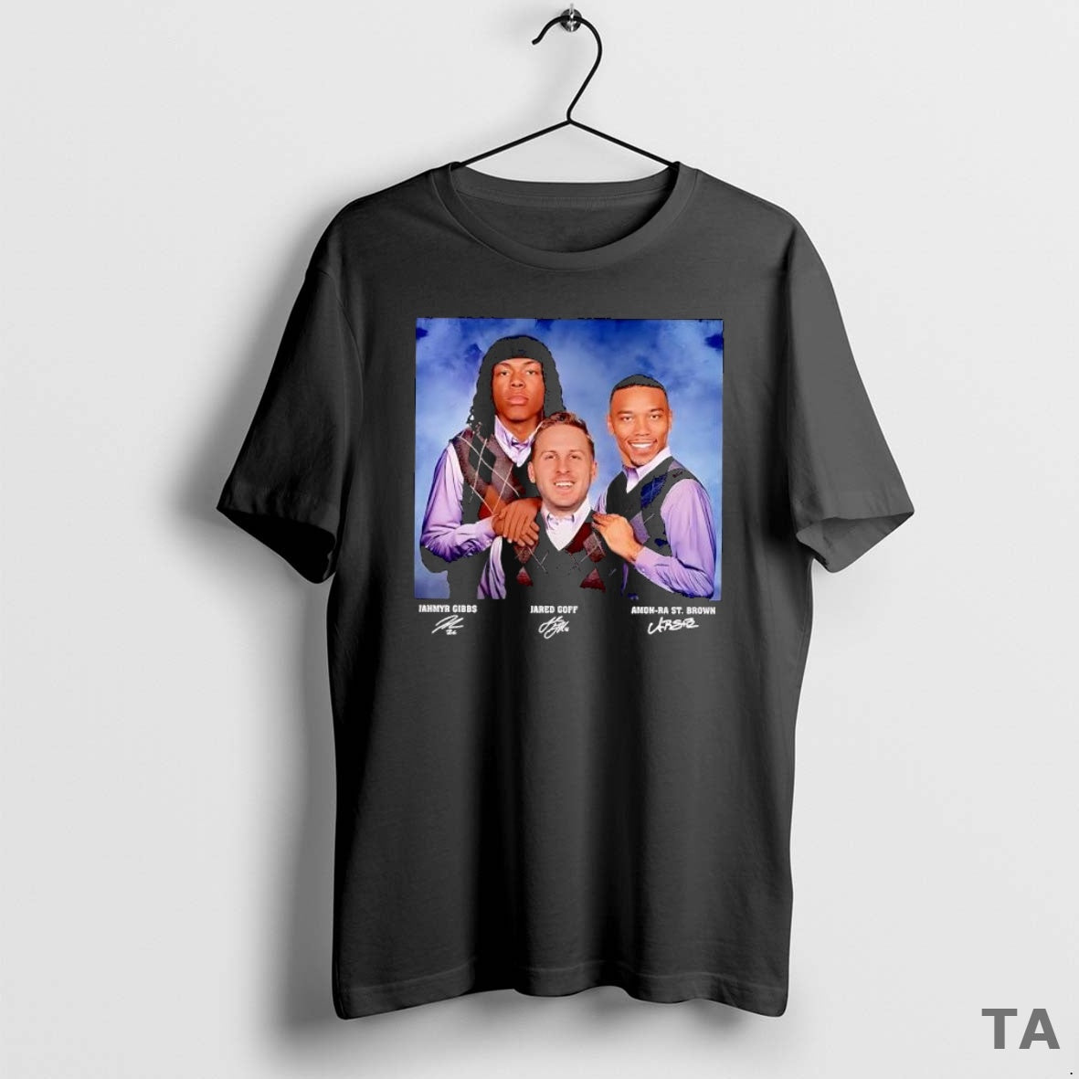 Top Jahmyr Gibbs Jared Goff Amon Ra St T Shirt Sweater Hoodie, Sweatshirt | PopFlextees.com