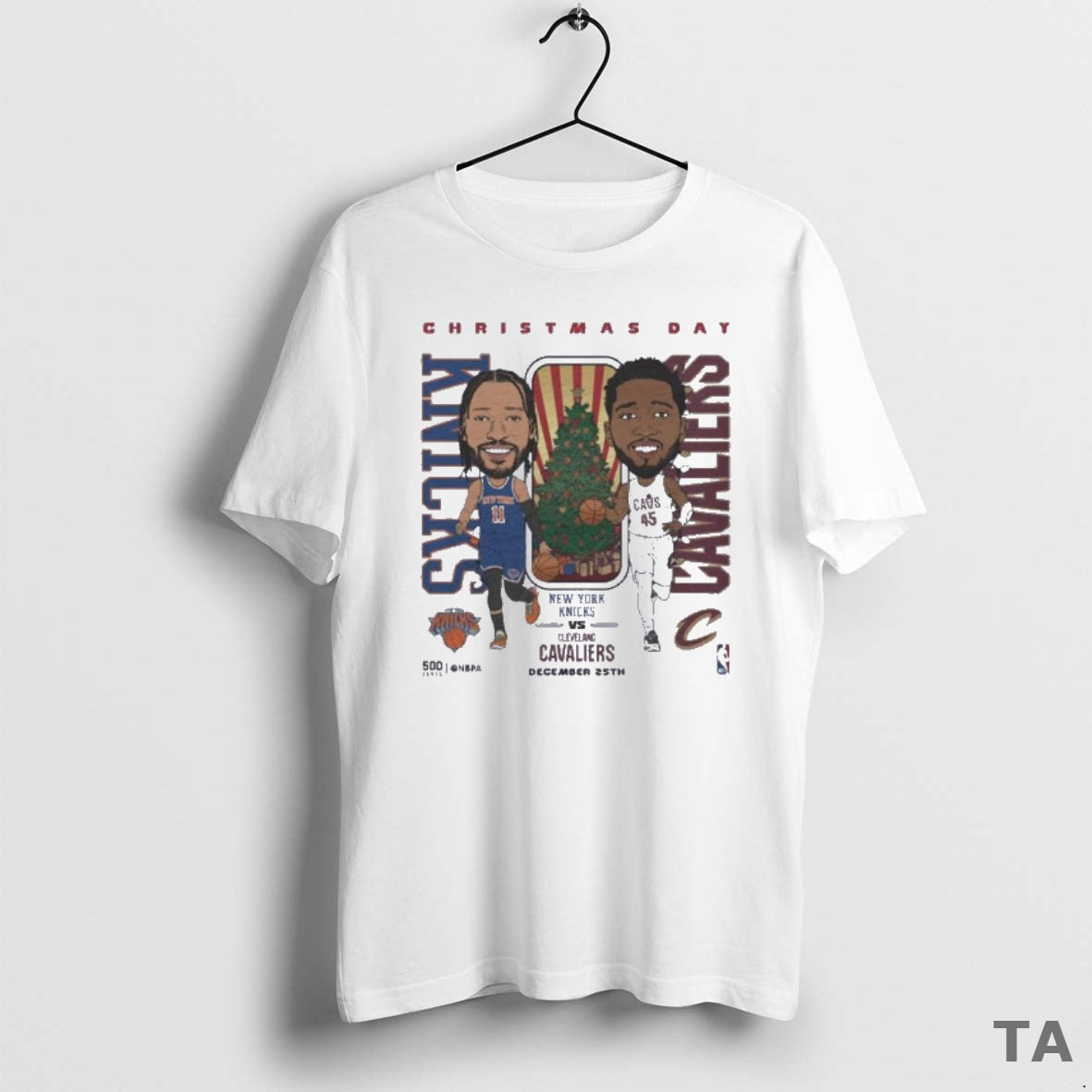 Top Jalen Brunson Vs Donovan Mitchell 2025 Nba Christmas Day Match Up T Shirt Sweater Hoodie, Sweatshirt | PopFlextees.com