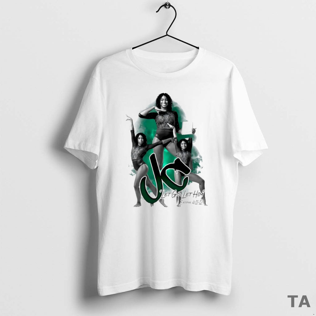 Top Jazlynn Chism Let Go Let Him Graphic Circle T Shirt Sweater Hoodie, Sweatshirt | PopFlextees.com