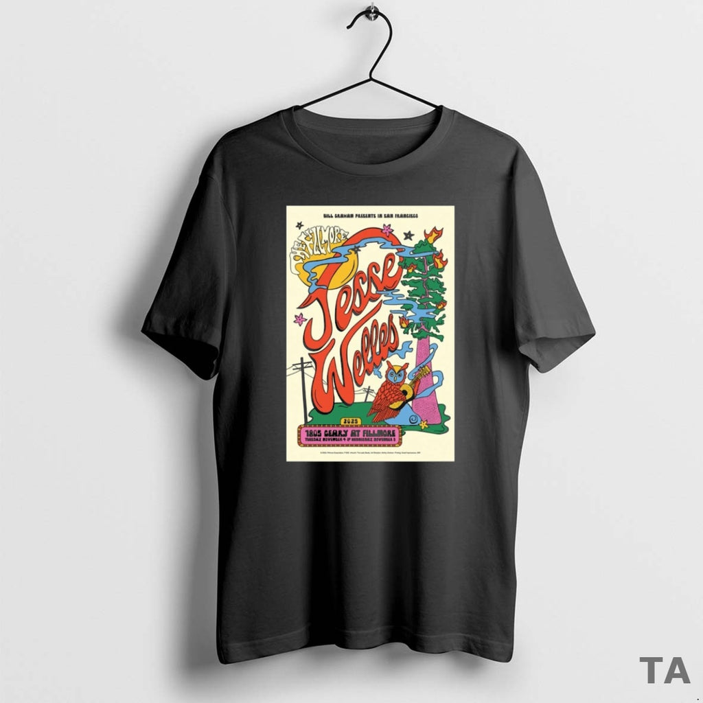 Top Jesse Welles San Francisco Ca November 4 5 2025 Concert T Shirt Sweater Hoodie, Sweatshirt | PopFlextees.com