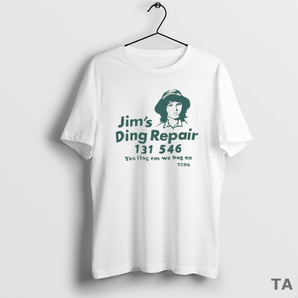 Top Jims Ding Repair 1311 546 You Flog Em We Bog Em T Shirt Sweater Hoodie, Sweatshirt | PopFlextees.com
