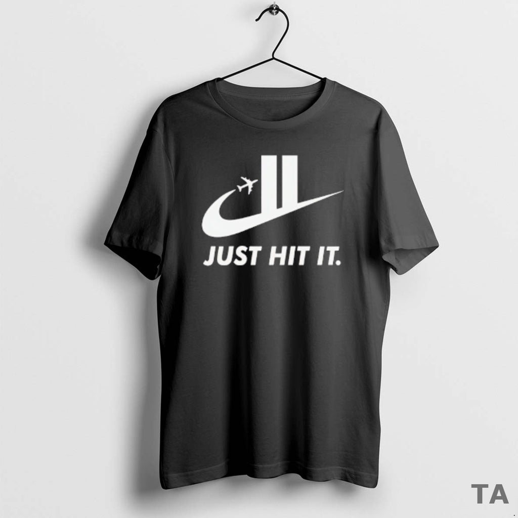 Top Just Hit It 9 11 Logo Parody T Shirt Sweater Hoodie, Sweatshirt | PopFlextees.com