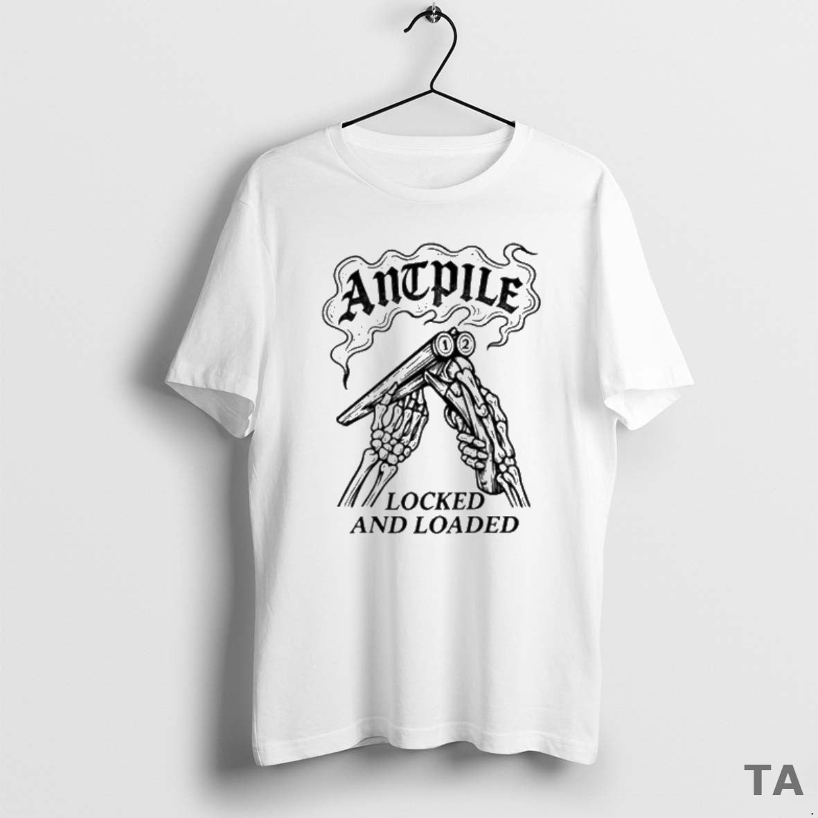 Top Kublai Khan Tx Locked And Loaded Skeleton Hands T Shirt Sweater Hoodie, Sweatshirt | PopFlextees.com