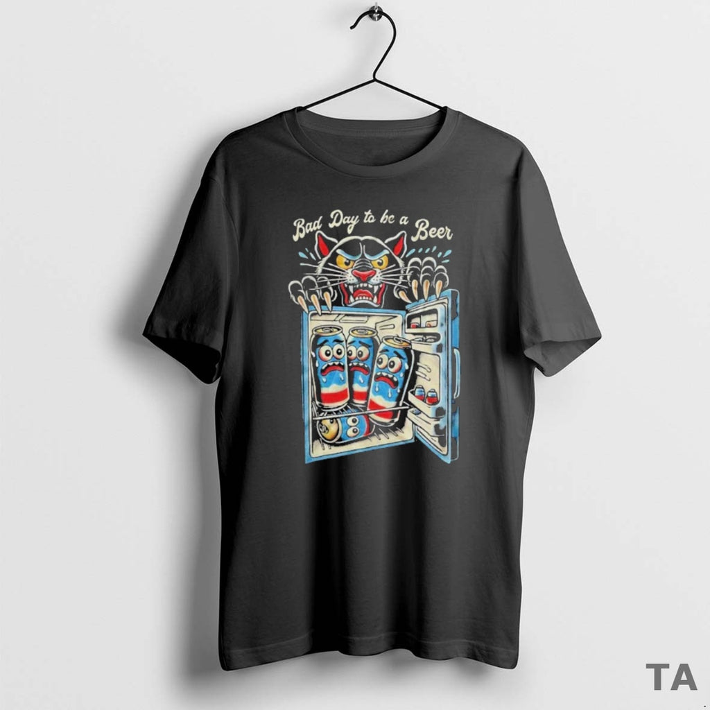 Top Lakeview Bad Day To Be A Beer Panther T Shirt Sweater Hoodie, Sweatshirt | PopFlextees.com