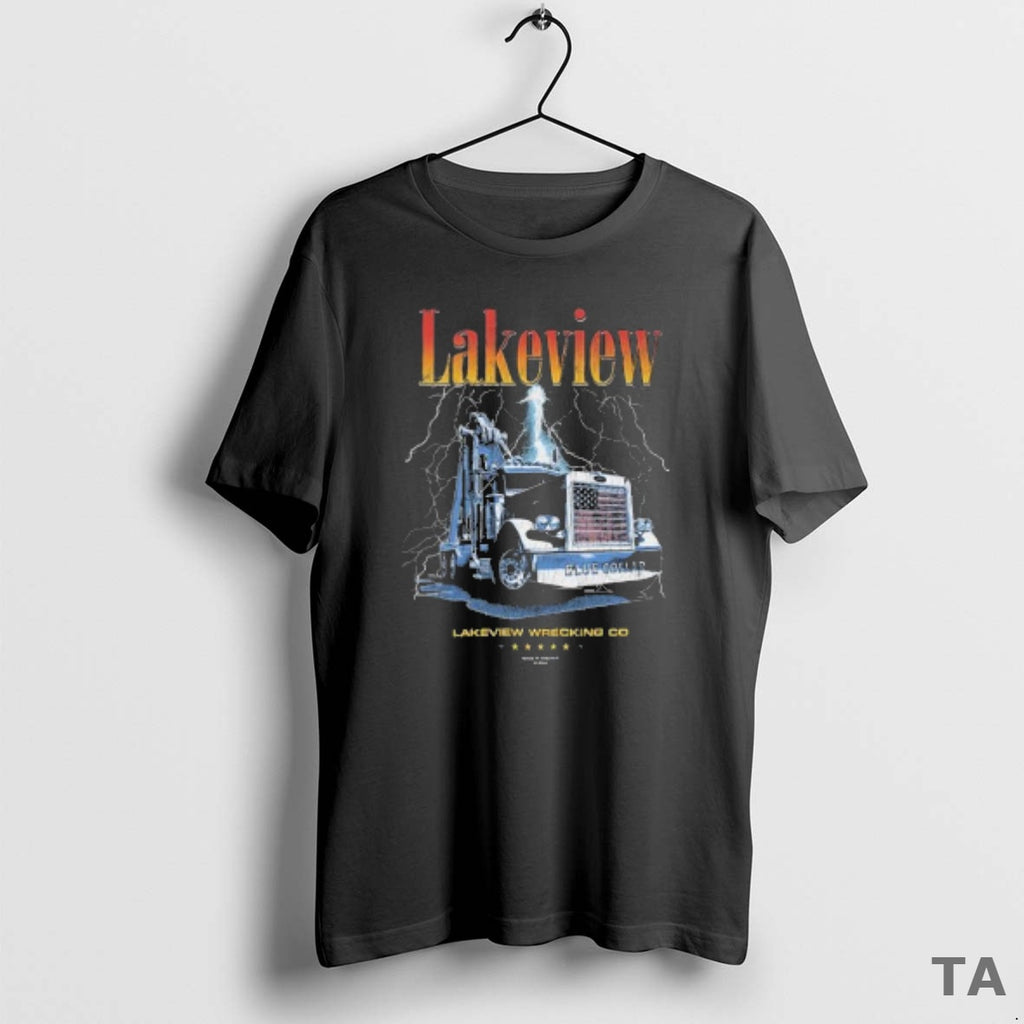 Top Lakeview Wrecking Co Catch A Right Hook From Redneck Blue Collar T Shirt Sweater Hoodie, Sweatshirt | PopFlextees.com