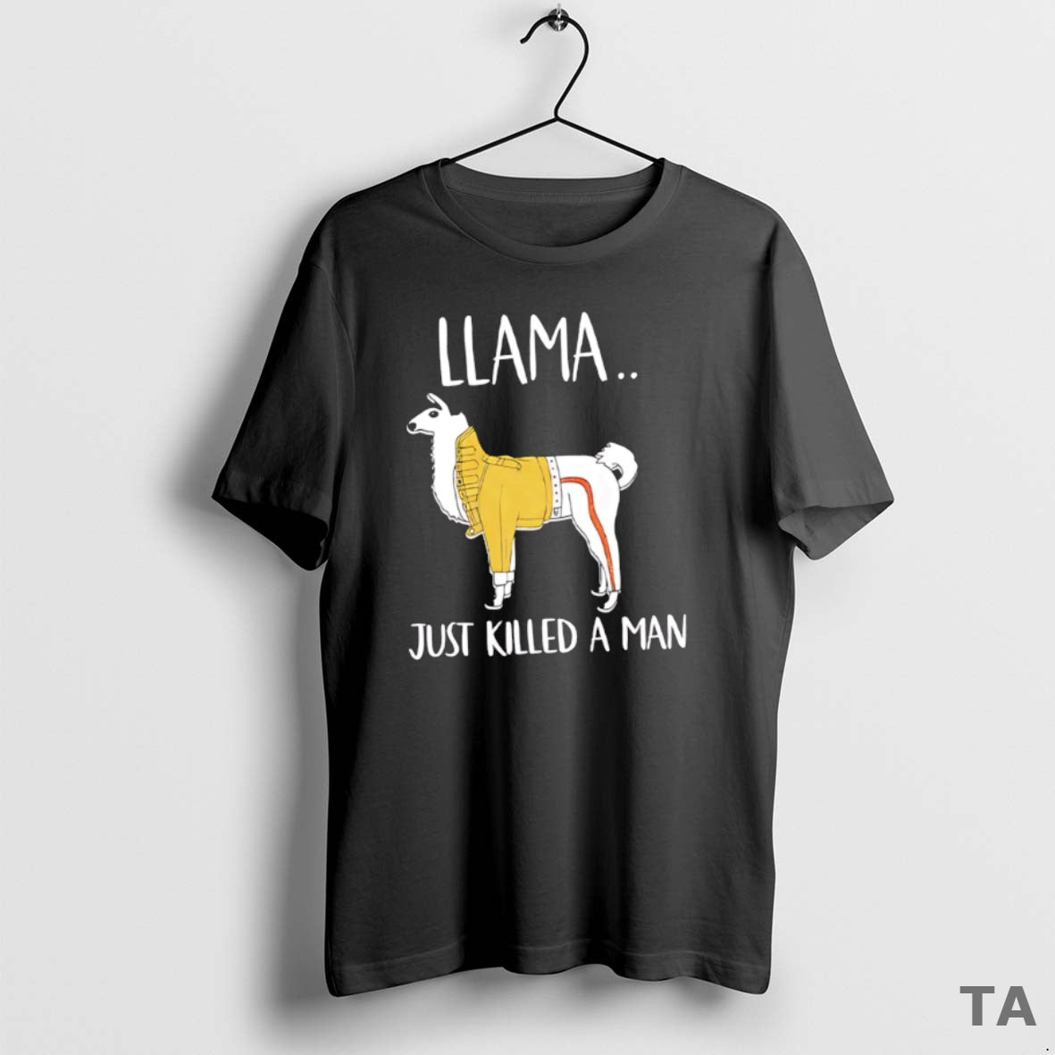 Top Llama Just Killed A Man Cute T Shirt Sweater Hoodie, Sweatshirt | PopFlextees.com