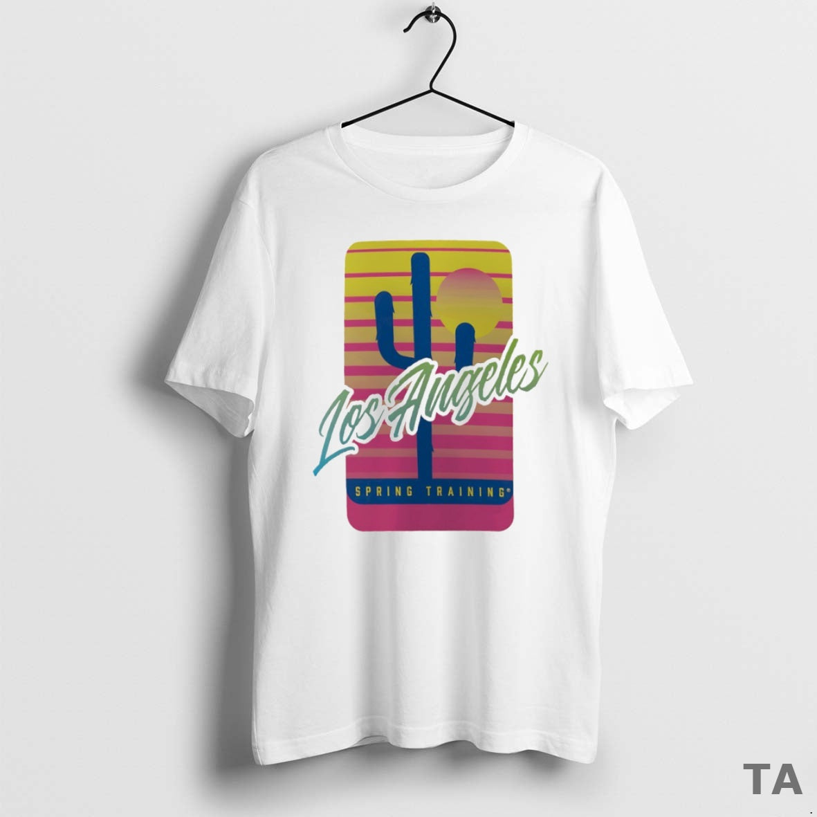 Top Los Angeles Dodgers Spring Training Sunset Circle T Shirt Sweater Hoodie, Sweatshirt | PopFlextees.com
