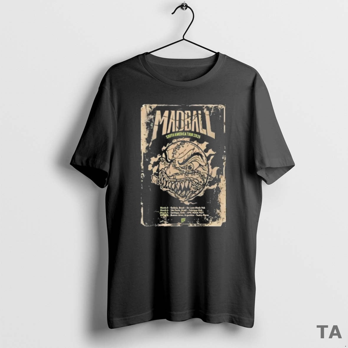 Top Madball South America Tour 2026 Vintage T Shirt Sweater Hoodie, Sweatshirt | PopFlextees.com
