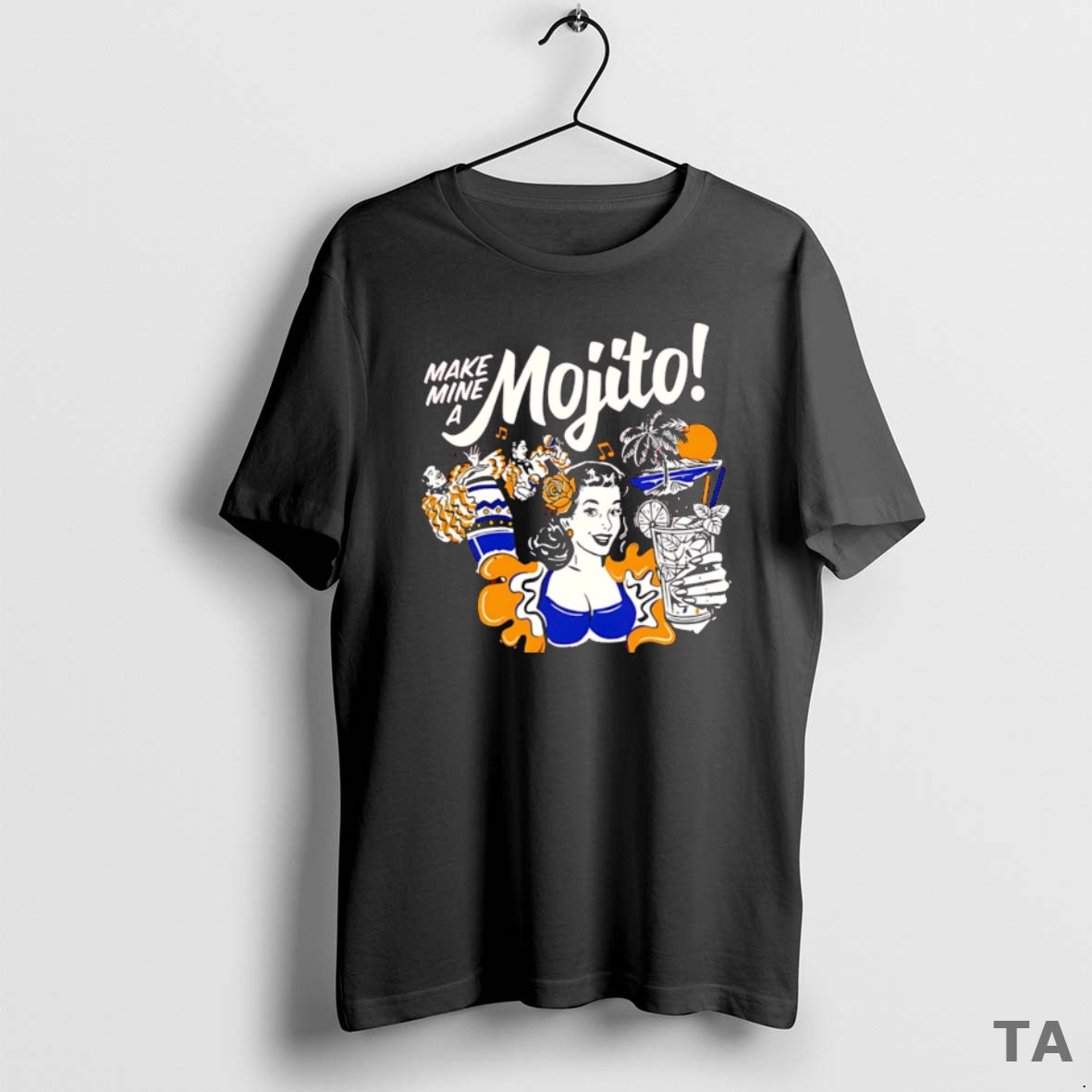 Top Make Mine A Mojito T Shirt Sweater Hoodie, Sweatshirt | PopFlextees.com
