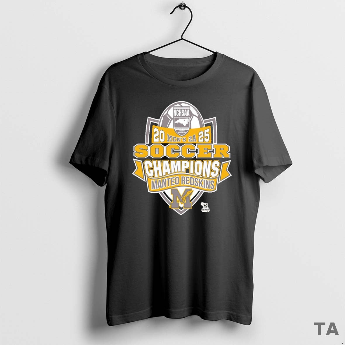 Top Manteo Redskins Nchsaa Soccer Division Mens 2a Champions T Shirt Sweater Hoodie, Sweatshirt | PopFlextees.com