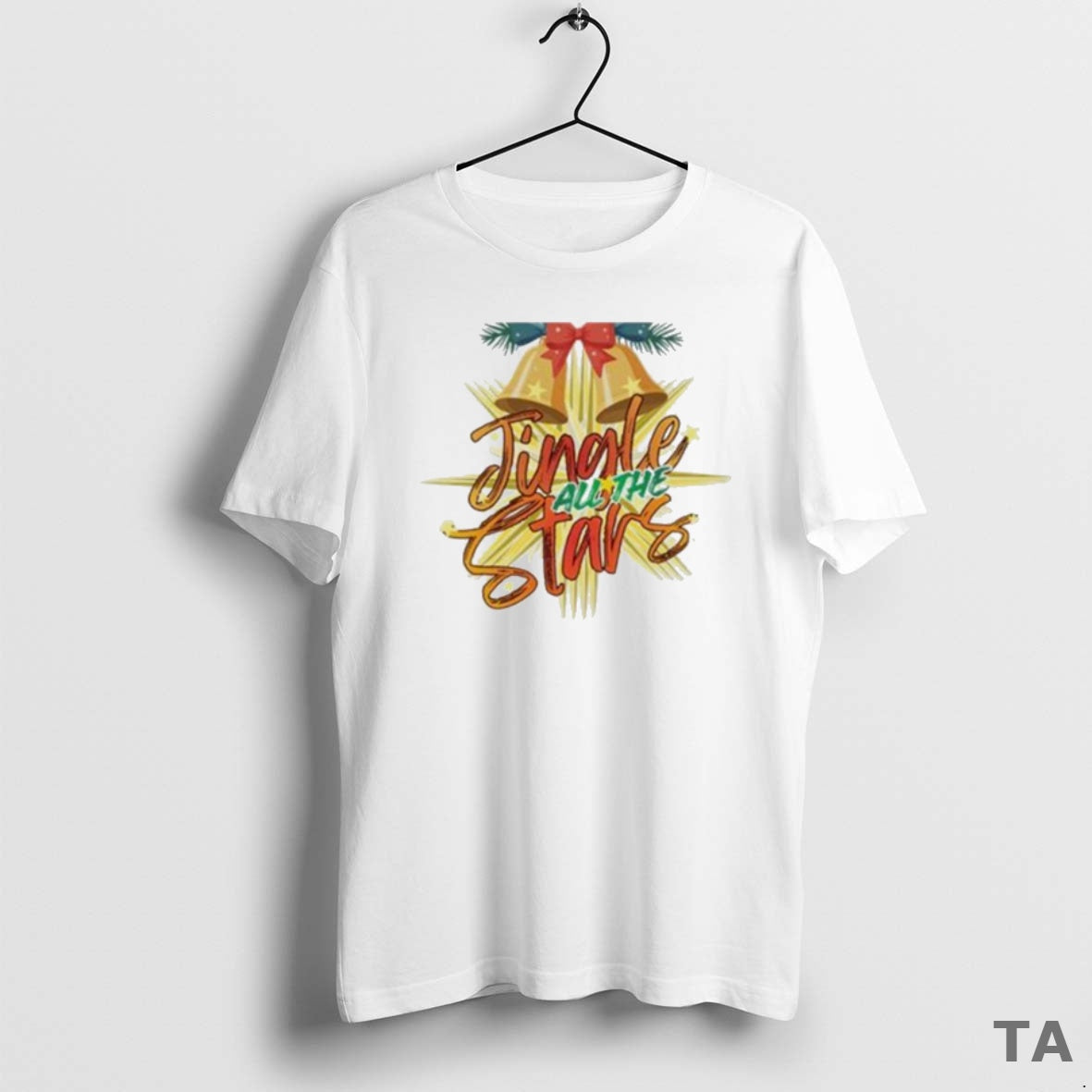 Top Marie Shadows Jingle All The Stars Christmas Bell T Shirt Sweater Hoodie, Sweatshirt | PopFlextees.com