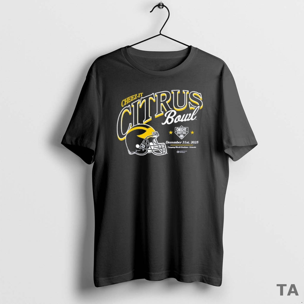 Top Michigan Football 2025 Cheez It Citrus Bowl Bound T Shirt Sweater Hoodie, Sweatshirt | PopFlextees.com
