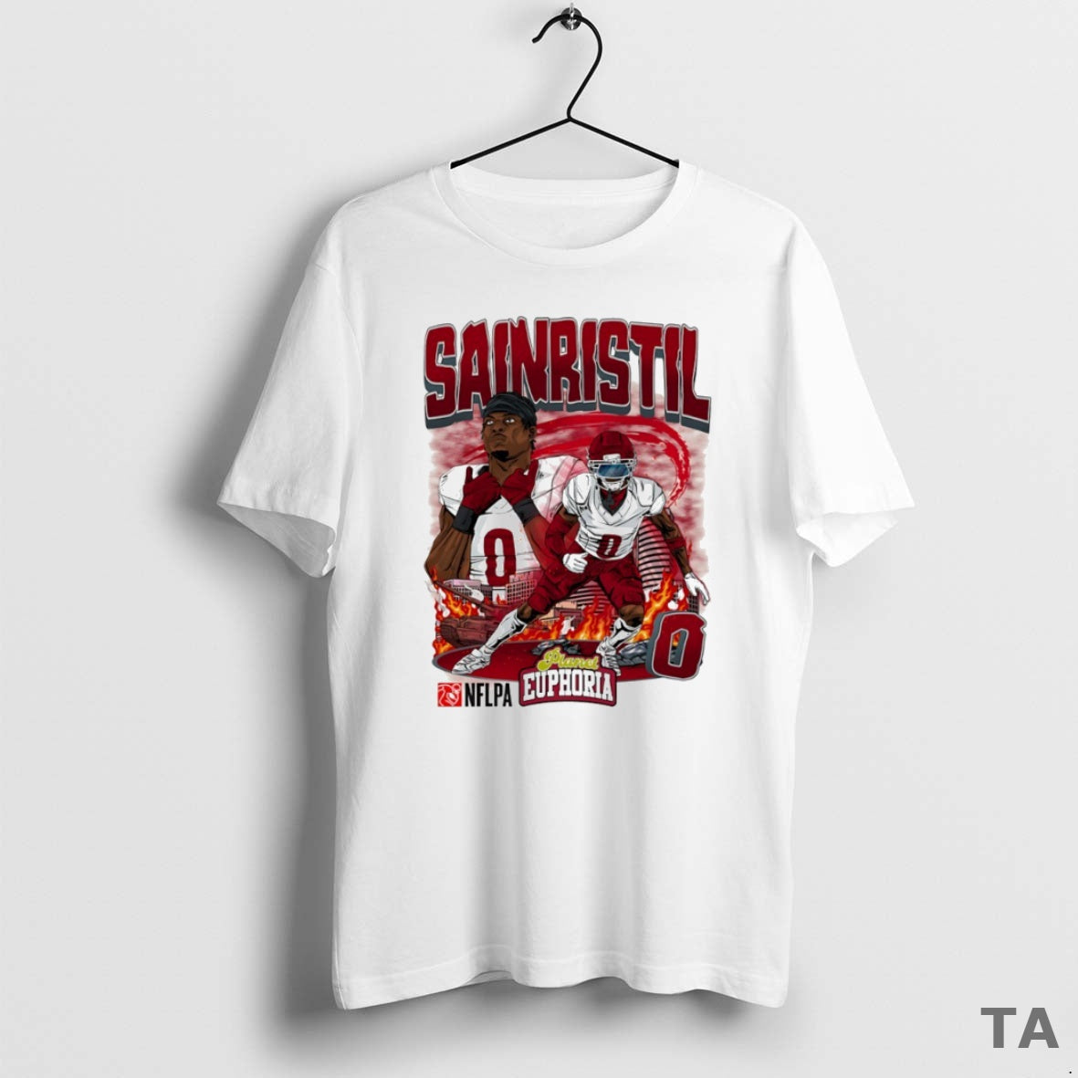 Top Mike Sainristil 0 Washington Commanders Football Comic Circle T Shirt Sweater Hoodie, Sweatshirt | PopFlextees.com