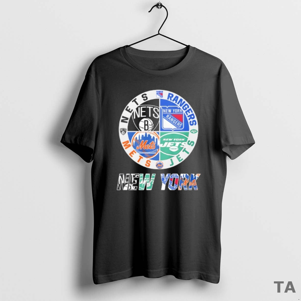Top New York Jets New York Nets New York Mets And New York Rangers Mashup T-Shirts, Hoodie, Sweatshirt | PopFlextees.com