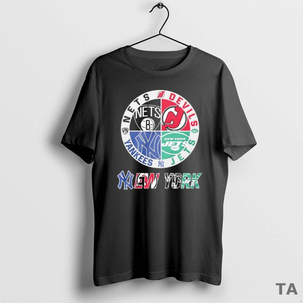 Top New York Nets New York Jersey Devils New York Mets New York Jets Mashup T-Shirts, Hoodie, Sweatshirt | PopFlextees.com