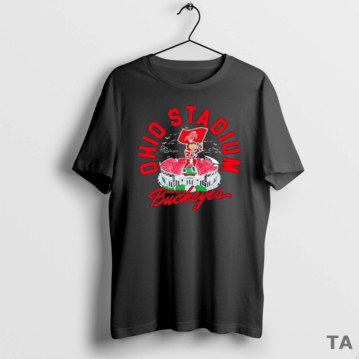 Top Ohio Stadium Home Of The Buckeyes T Shirt Sweater Hoodie, Sweatshirt | PopFlextees.com