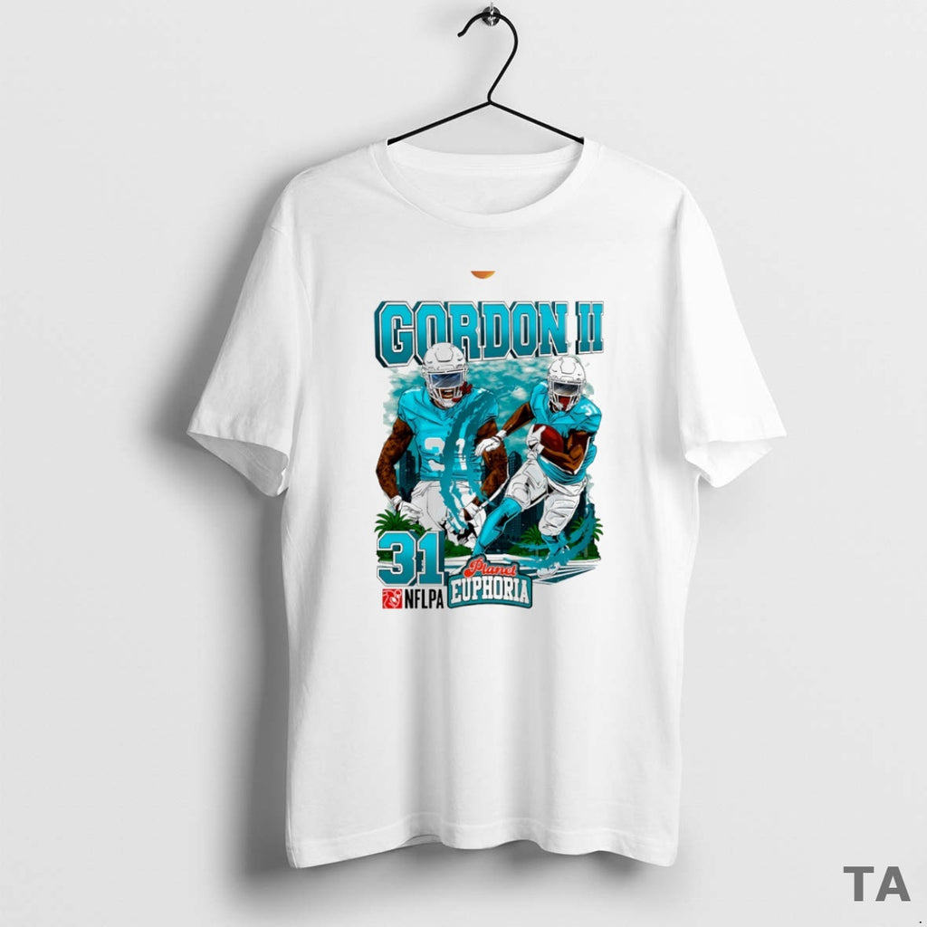 Top Ollie Gordon Ii 21 Miami Dolphins Football Comic Circle T Shirt Sweater Hoodie, Sweatshirt | PopFlextees.com