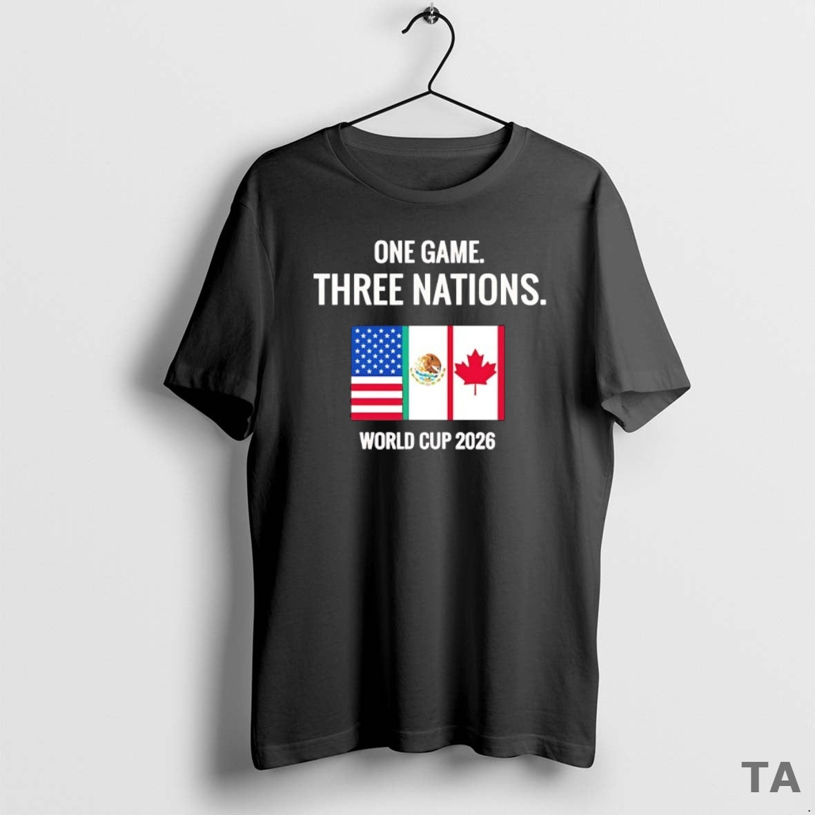 Top One Game Three Nations World Cup 2026 Flag T Shirt Sweater Hoodie, Sweatshirt | PopFlextees.com