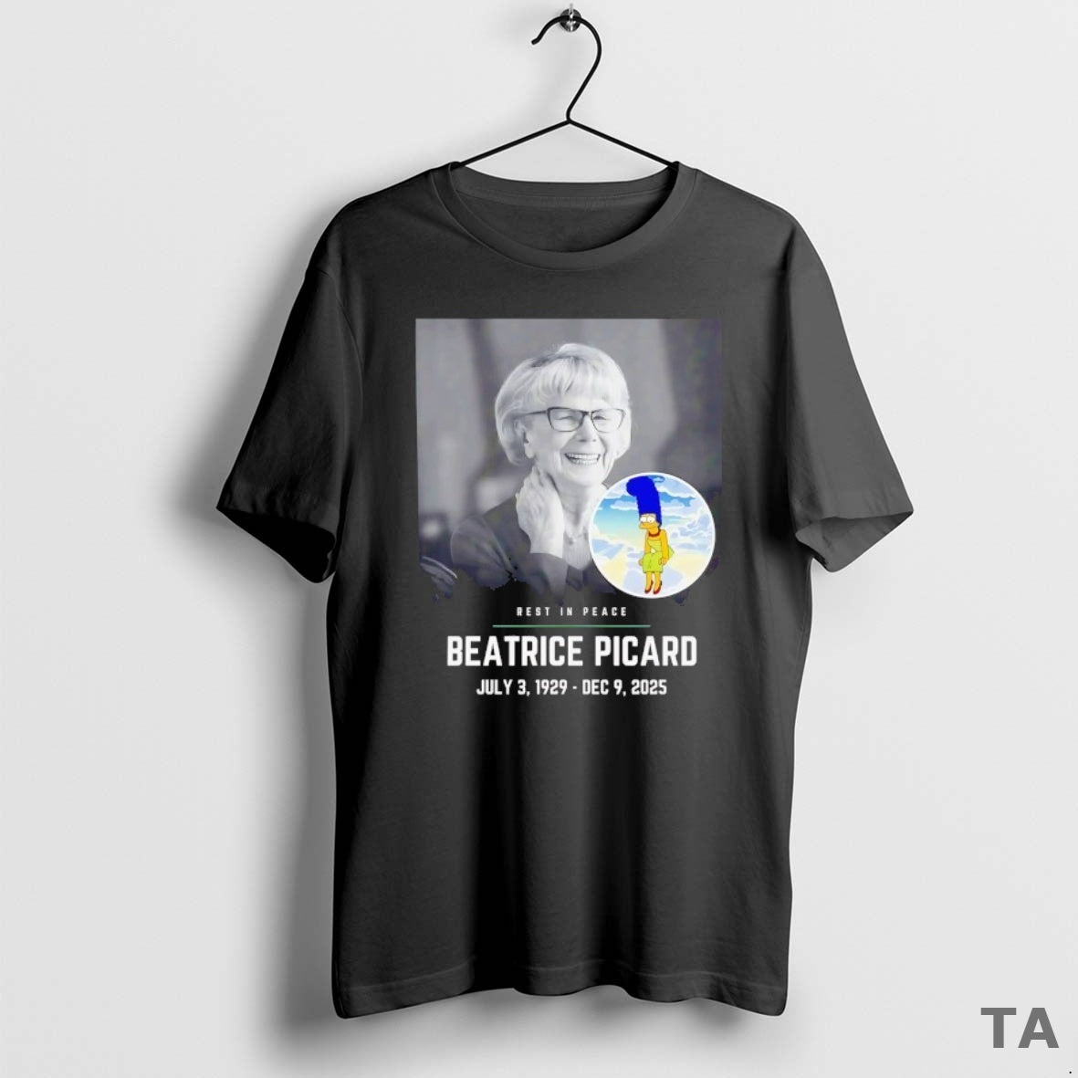 Top Rest In Peace Beatrice Picard 2025 T Shirt Sweater Hoodie, Sweatshirt | PopFlextees.com