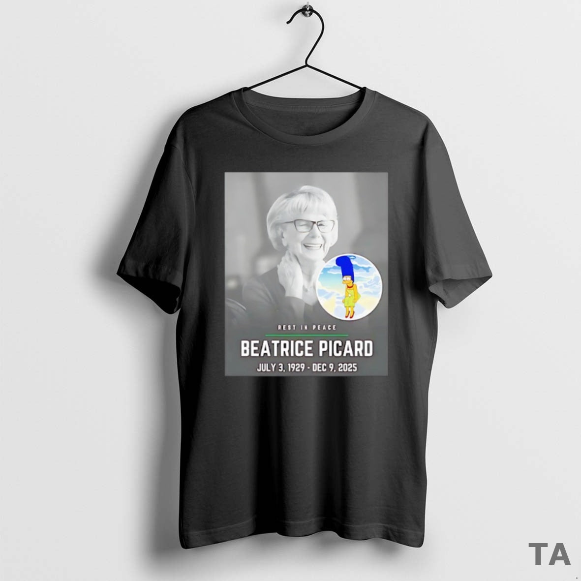 Top Rest In Peace Beatrice Picard July 3 1929 Ded 9 2025 T Shirt Sweater Hoodie, Sweatshirt | PopFlextees.com