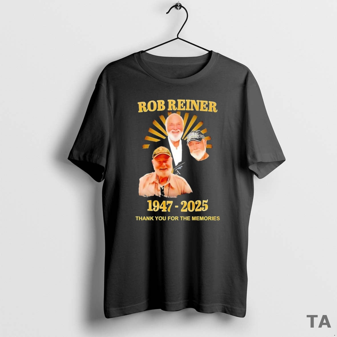 Top Rob Reiner 1947 2025 Thank You For The Memories T Shirt Sweater Hoodie, Sweatshirt | PopFlextees.com