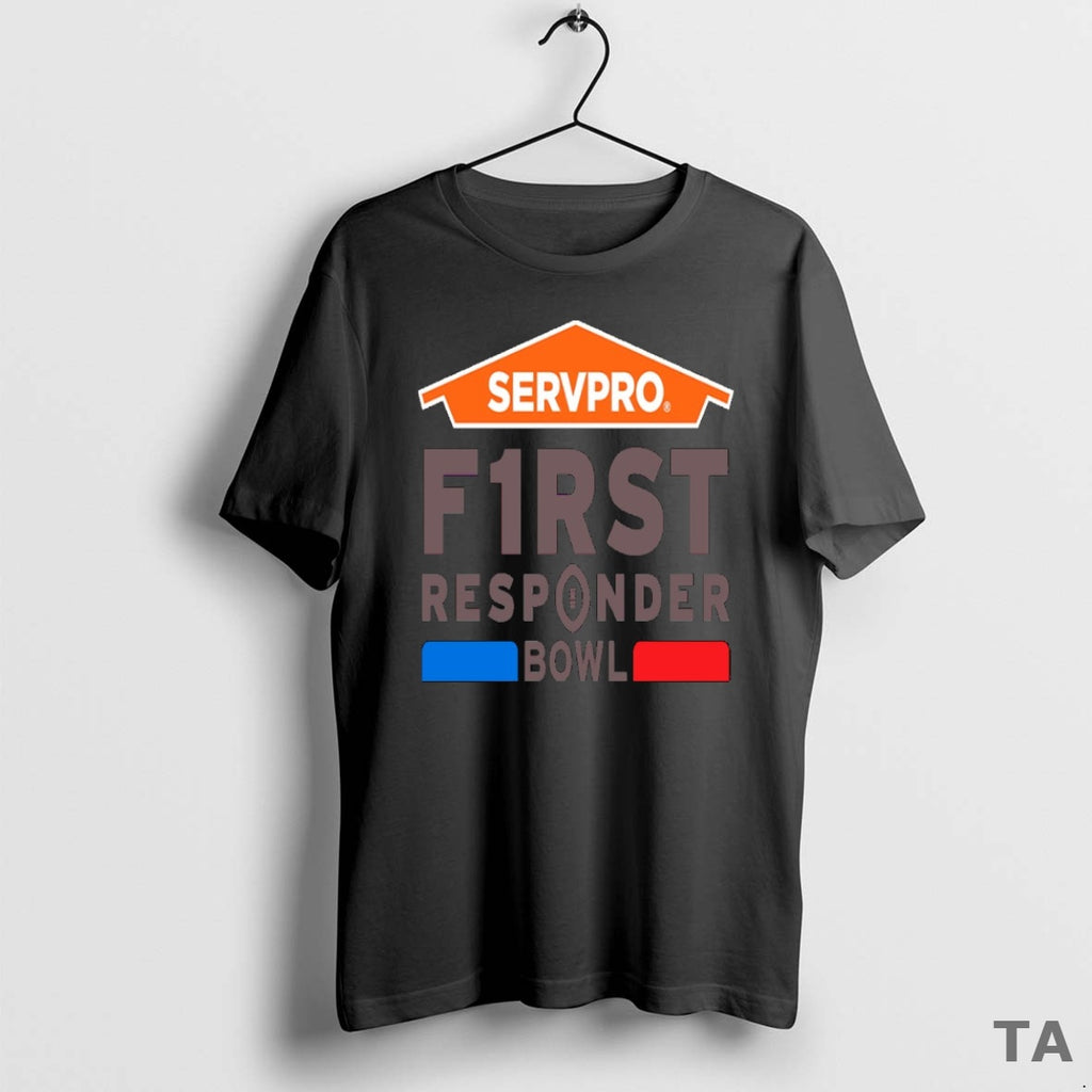 Top Servpro First Responder Bowl 2025 Logo T Shirt Sweater Hoodie, Sweatshirt | PopFlextees.com