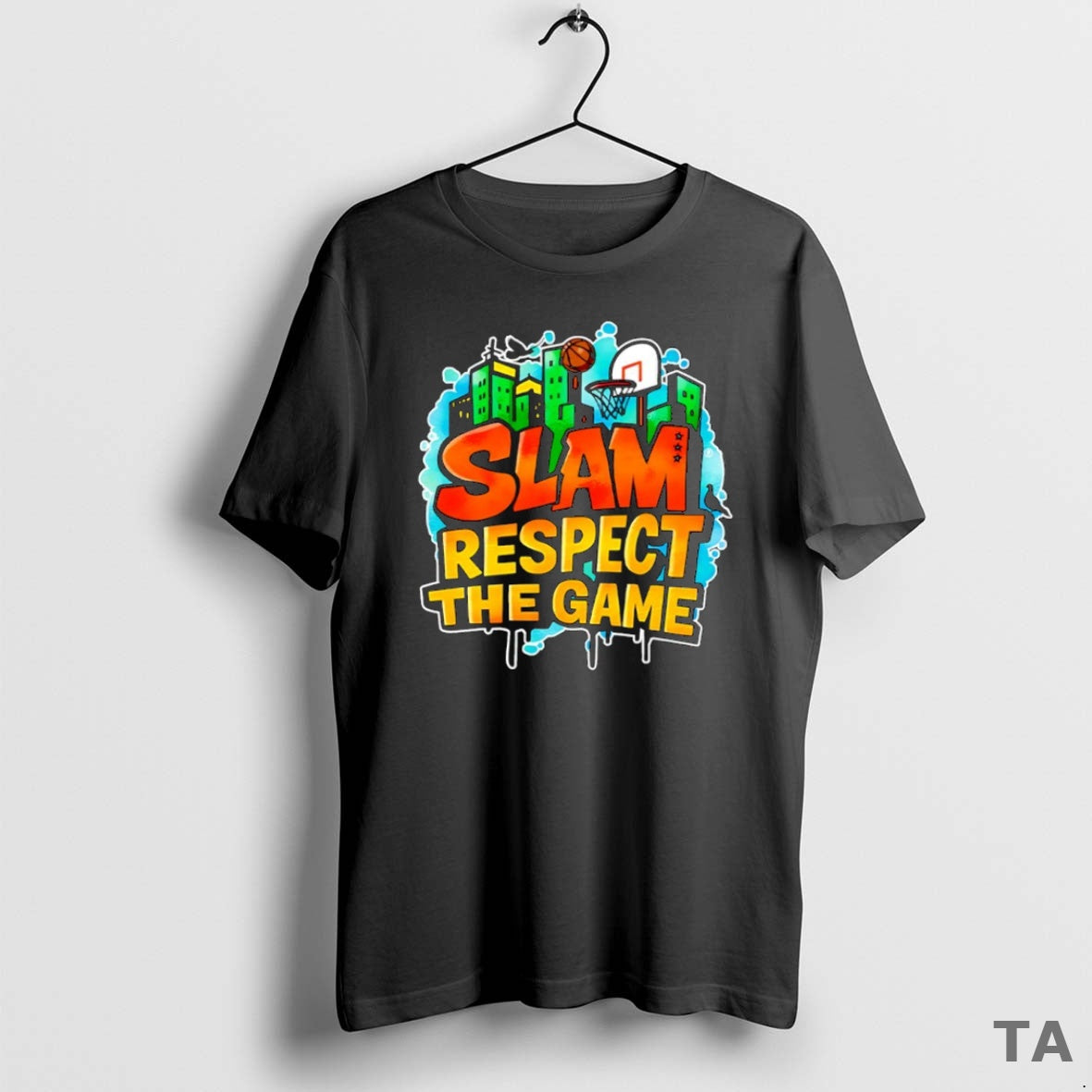 Top Slam Respect The Game T Shirt Sweater Hoodie, Sweatshirt | PopFlextees.com