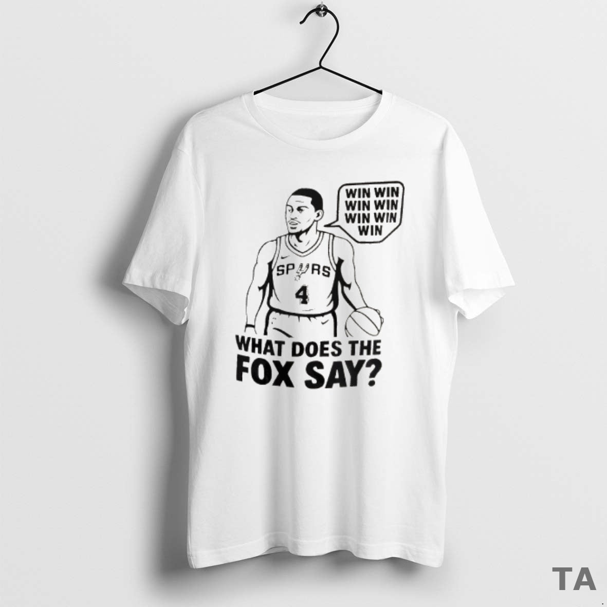 Top San Antonio Spurs Deaaron Fox What Does The Fox Say T Shirt Sweater Hoodie, Sweatshirt | PopFlextees.com