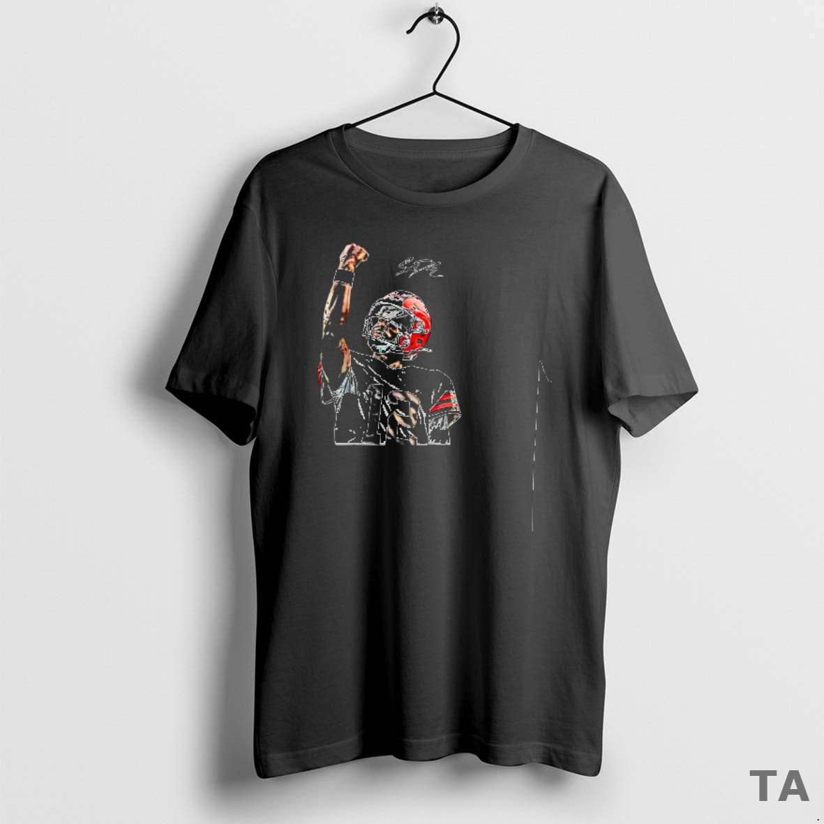 Top Shedeur Sanders 12 Cleveland Browns Football Signature Portrait T Shirt Sweater Hoodie, Sweatshirt | PopFlextees.com