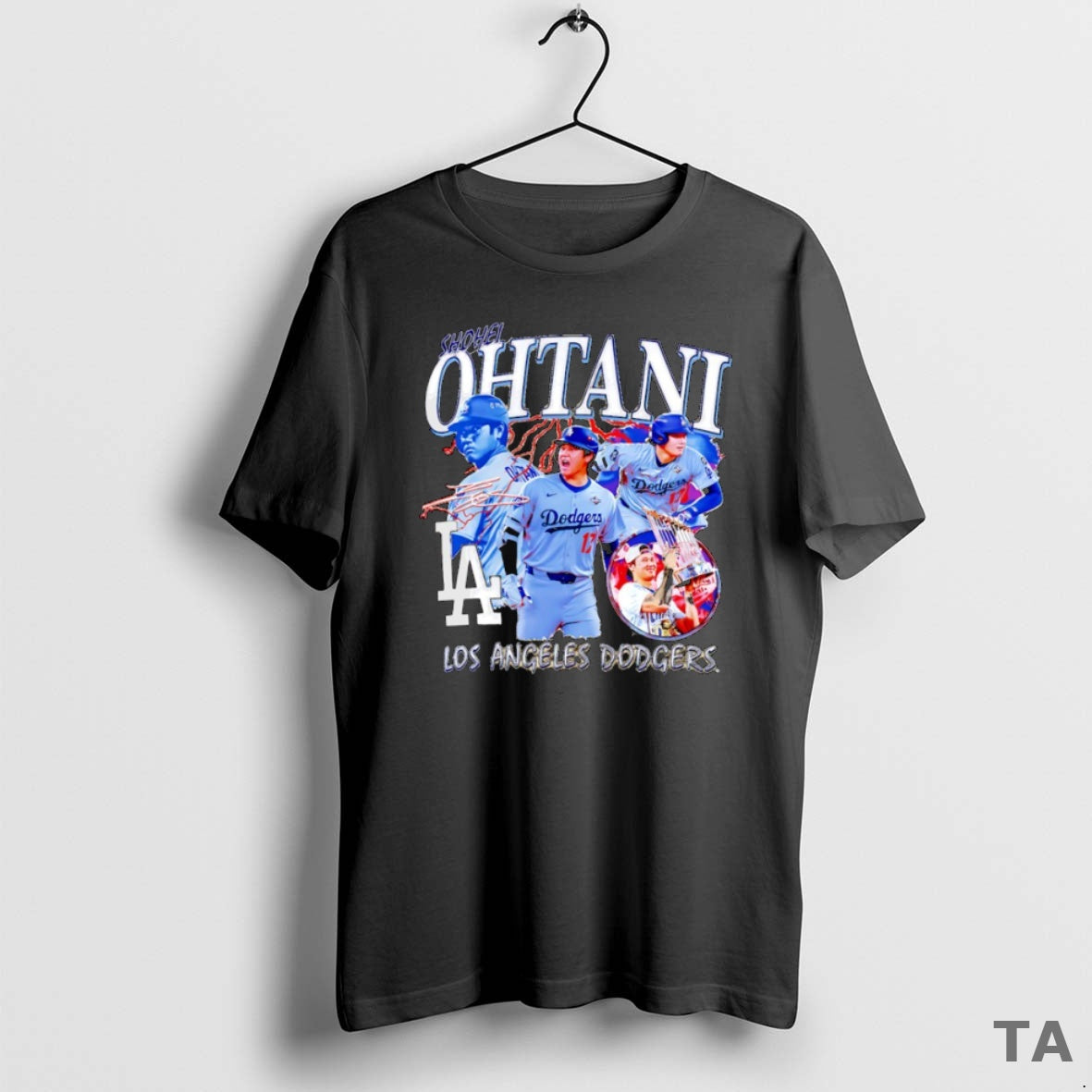 Top Shohei Ohtani Player Los Angeles Dodgers Mlb Signature T Shirt Sweater Hoodie, Sweatshirt | PopFlextees.com