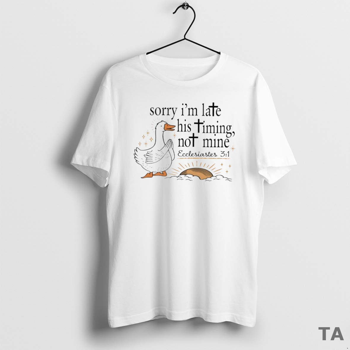 Top Sorry Im Late His Timing Not Mine Circle T Shirt Sweater Hoodie, Sweatshirt | PopFlextees.com