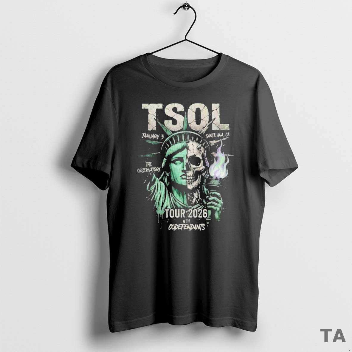 Top Tsol Band Tour 2026 At The Observatory Santa Ana California On January 3 2026 T-Shirts, Hoodie, Sweatshirt