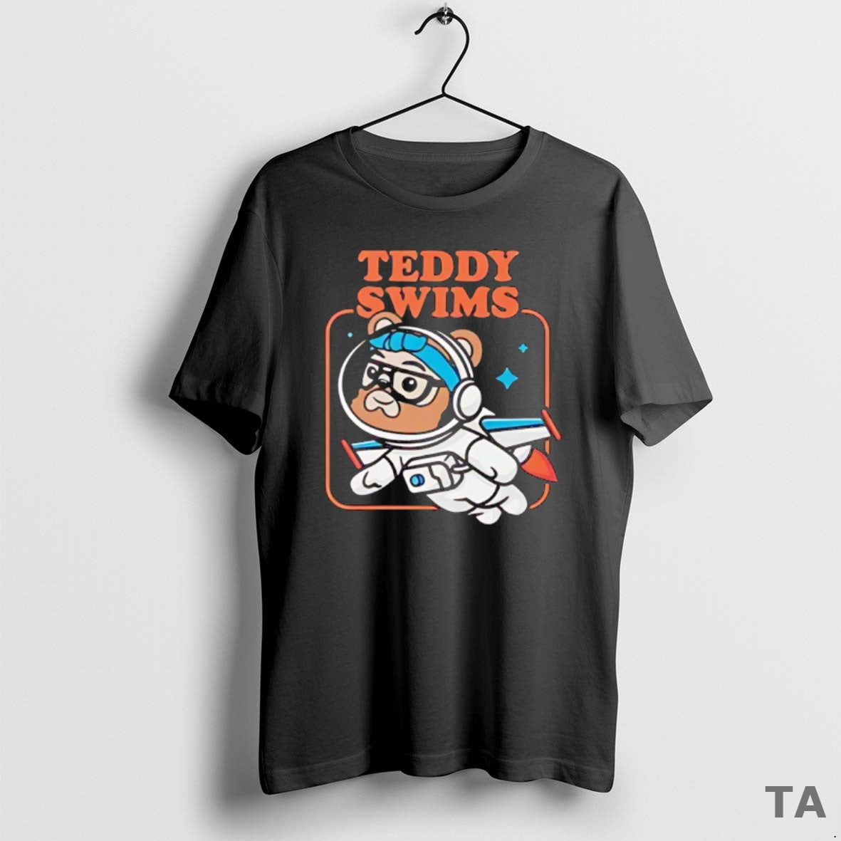 Top Teddy Swims Astronaut T Shirt Sweater Hoodie, Sweatshirt | PopFlextees.com