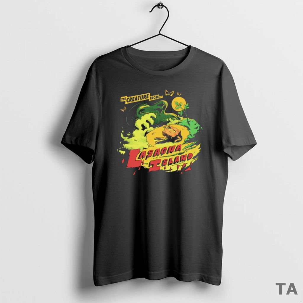 Top The Creature From Lasagna Island Of The Of The Month Oct 2025 T-Shirts, Hoodie, Sweatshirt | PopFlextees.com